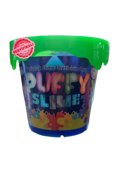 BamBamToys Puffy Slime Yeni Trend Slime -2 Adet Pofuduk Slime Neon Renkli 120 Gr Slaym - Resim 2