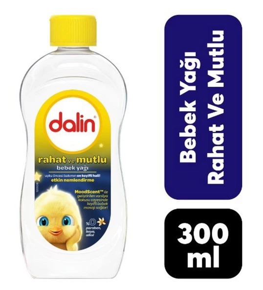 Dalin Rahat ve Mutlu Bebek Yağı 300 ml