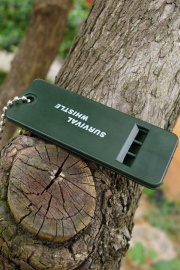 BUFFER® Kamp Outdoor Yaşam Yüksek Sesli Acil Durum Survival Plastik Düdük - 8