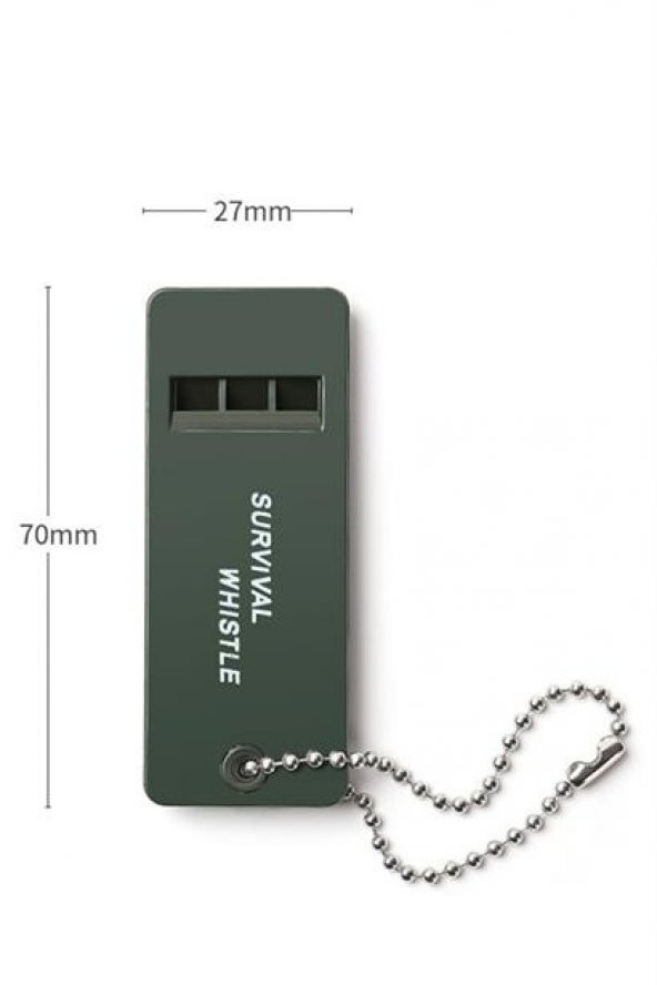BUFFER® Kamp Outdoor Yaşam Yüksek Sesli Acil Durum Survival Plastik Düdük - 9