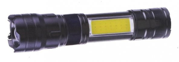 Polıce PS-354  Zoom  Kırmızı İkaz Işıklı ve Magnet Özellikli  Şarjlı El Feneri - Resim 2