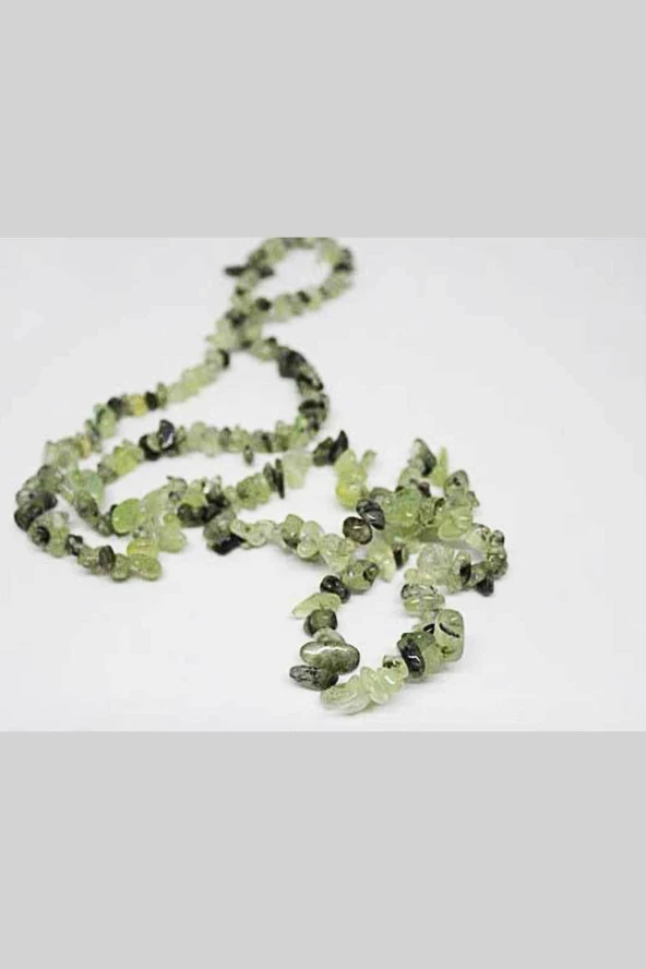 Prehnit (Prinayt) Kırık Doğal Taş Dizisi - Resim 2