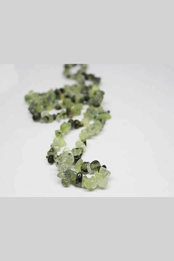 Prehnit (Prinayt) Kırık Doğal Taş Dizisi - Resim 3