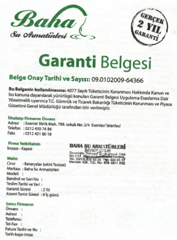 Baha Duvardan Lotus Aç Kapa Mix Mutfak Ve Lavabo Bataryası - 6