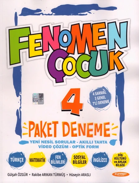 FENOMEN ÇOCUK 4.SINIF TÜM DERSLER PAKET DENEME ürün görseli 1
