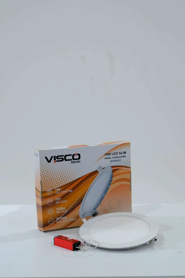 Visco 18W Led Slim Panel Günışığı