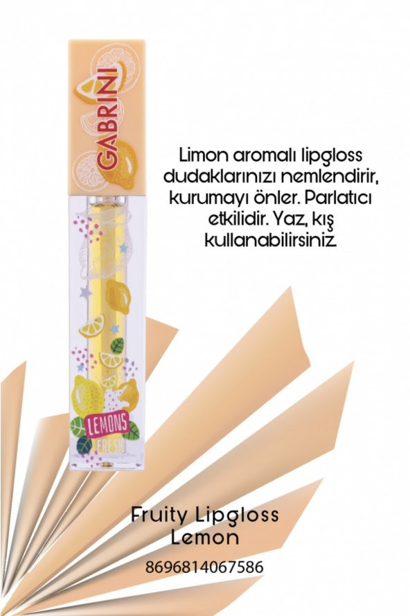 Fruity Lipgloss Lemon