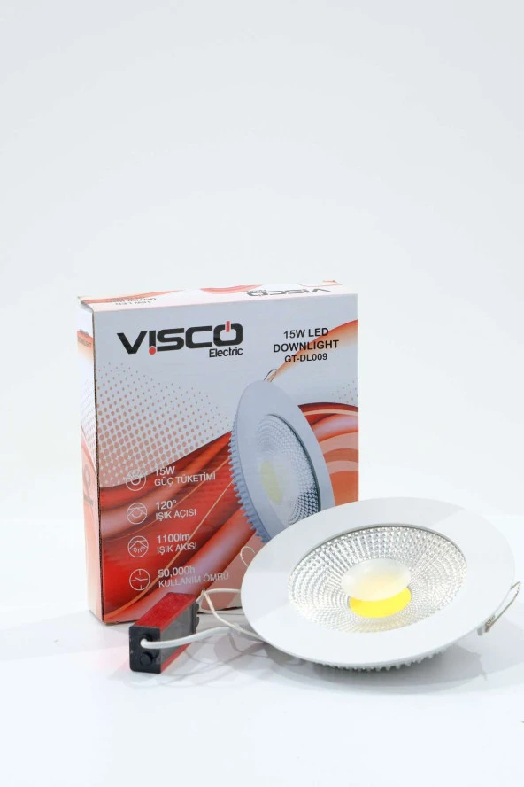 Visco 15W Downlight Led Panel Günışığı