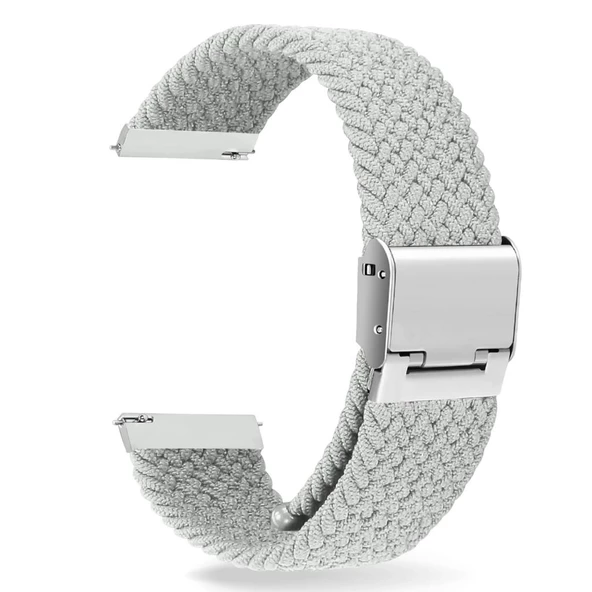 Huawei Watch GT4 GT5 41mm GT5 Pro 42mm Üniversal Akıllı Saat 18mm Kordon Metal Klipsli Flexi Örgü - 3