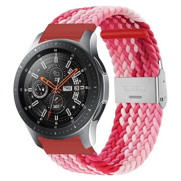 Huawei Watch GT4 GT5 41mm GT5 Pro 42mm Üniversal Akıllı Saat 18mm Kordon Metal Klipsli Flexi Örgü - 2