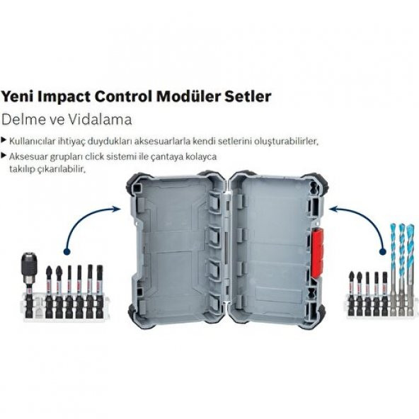 IMPACTC VİDALAMA ÇİFT UÇ PH2-PZ2*110MM 8"Lİ (348) - 3