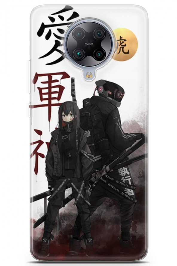 Xiaomi Poco F2 Pro Kılıf Orijinal Seri Anime 16 Japon Anime Hediyelik Kılıf Sarı