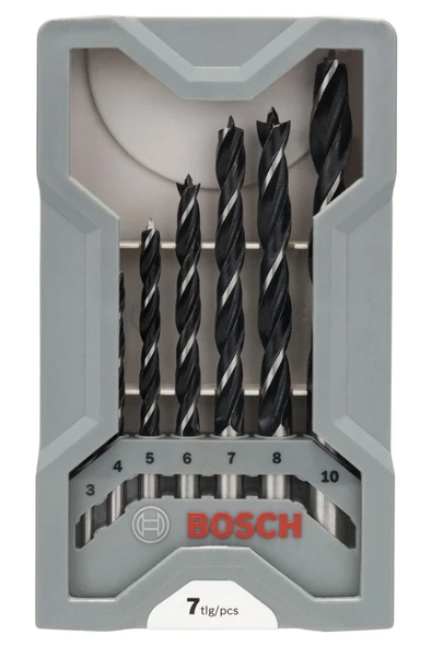 Silindir Şaft Ahşap Matkap Ucu Seti 7"Li (034) - Resim 3