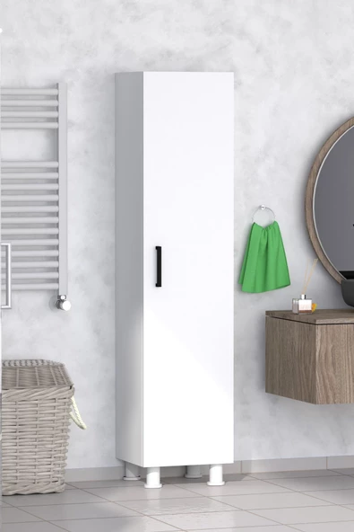 Moonlife 5 raflı Banyo Boy Dolabı - 4