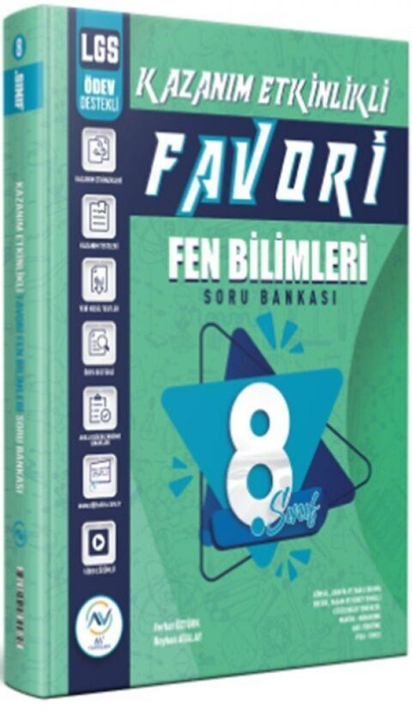 8. Sınıf Lgs Fen Bilimleri Kazanım Etkinlikli Soru Bankası Av Akıllı Versiyon Yayınları