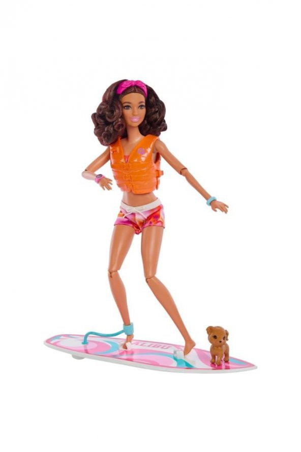 Barbie Sörf Yapıyor Oyun Seti HPL69 HPT49,Barbie Bebek