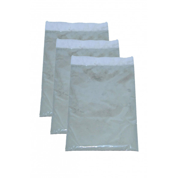 Yeşil Toz Kil 3 Paket x 500 gr Toplam 1.5 kg Toz Kil Kil Tozu