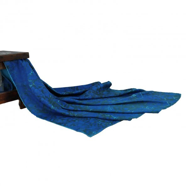 e38 KADIN RENKLİ EBRU EŞARP-E0092