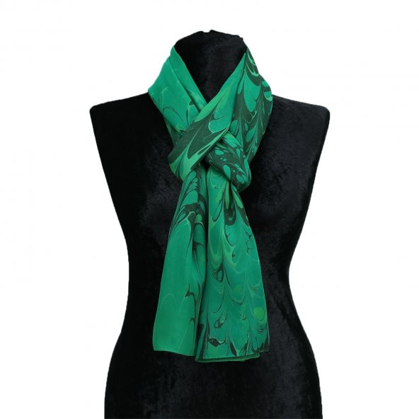 e38 KADIN RENKLİ EBRU ŞAL-Ş0145