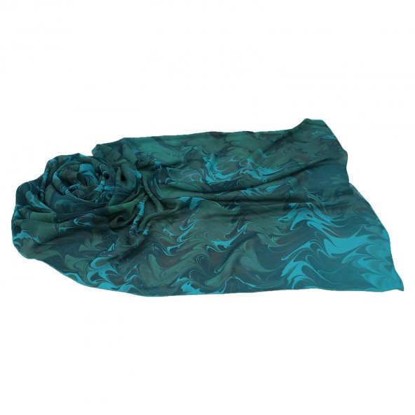 e38 KADIN RENKLİ EBRU ŞAL-Ş0149 - 2