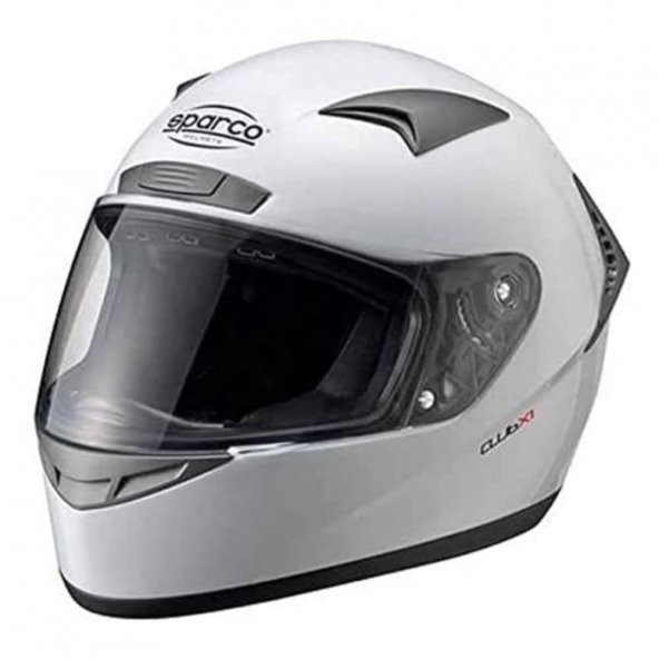 SPARCO X1 CLUB KAPALI KASK BEYAZ M  BEDEN - 2
