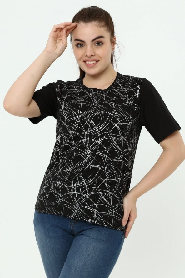 Parlak Baskılı Tişört - 4