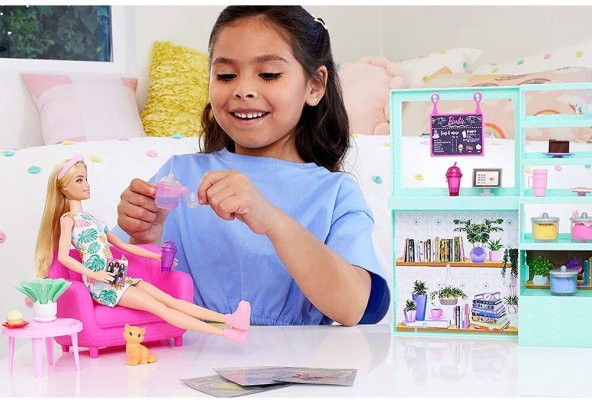 HKT94 BARBİENİN ÇAY SAATi OYUN SETİ - 5