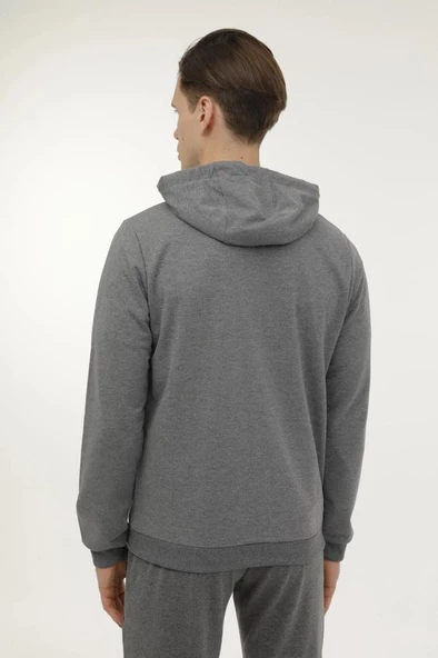 Lumberjack M-SN72 BASIC FZ HOD 3PR Erkek Eşofman Üstü Antrasit S-XXL - 4