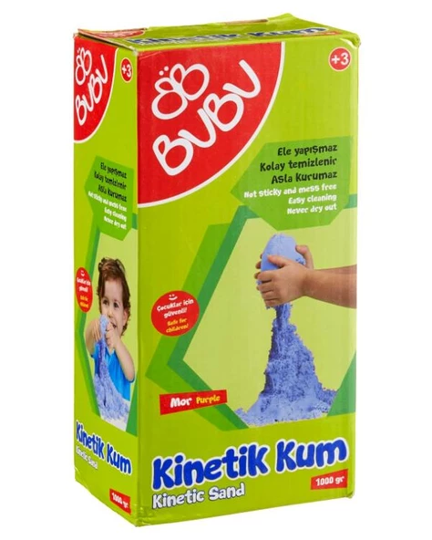 Bubu Kinetik Kum 1000 gr Mavi KU0008