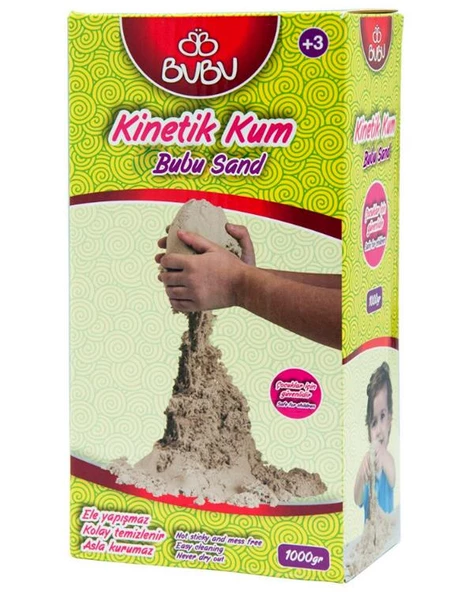 Bubu Kinetik Kum 1000 gr Natural KU0008