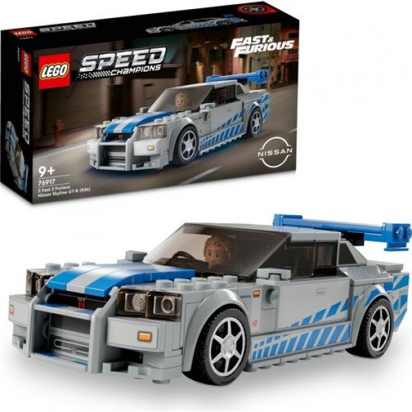 Lego Speed Champions Fast-Furıous Nissan Skyline GT-R 76917 Lisanslı Ürün