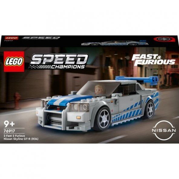 Lego Speed Champions Fast-Furıous Nissan Skyline GT-R 76917 Lisanslı Ürün - 3