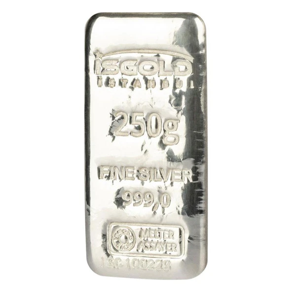 İSGOLD 250 Gr Gümüş Külçe