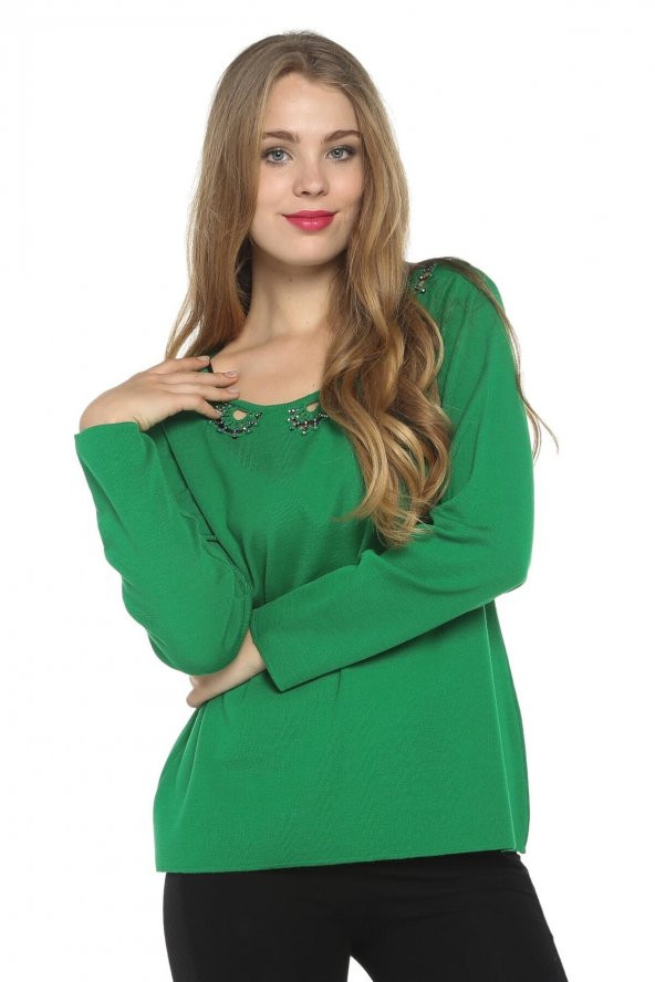 Farklı El Işçliği Triko Kazak - 7