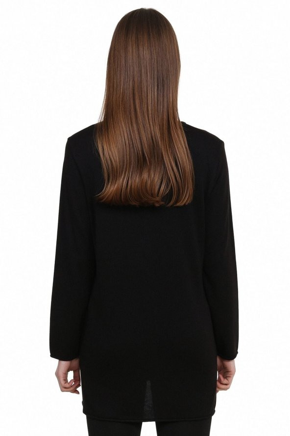 Viscose Payet Ve Boncuk Hırka - 2