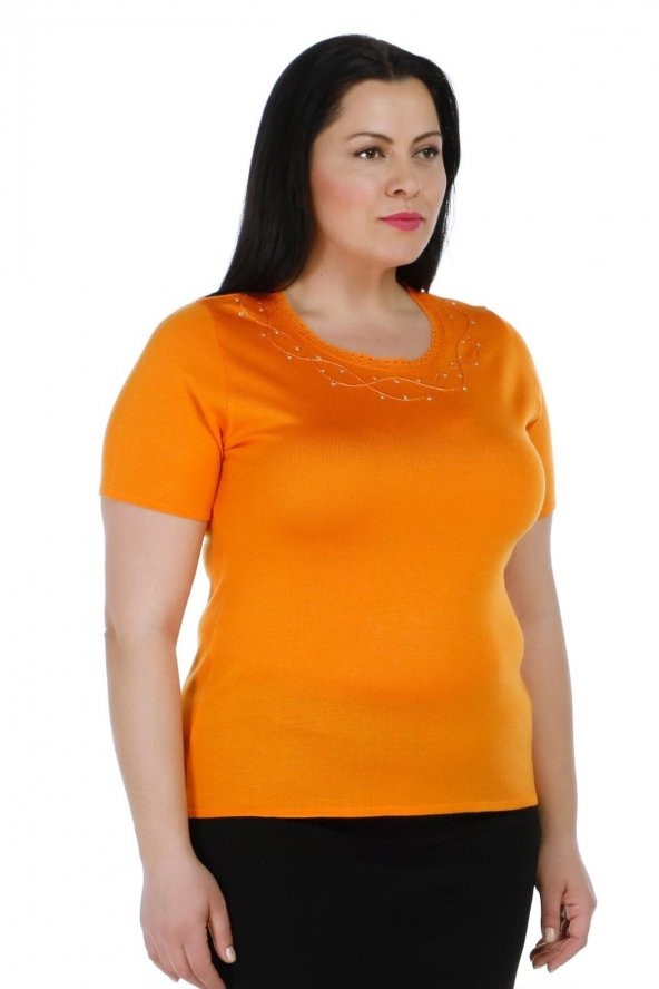 Kristal Taş El Şçliği Triko Bluz - 3