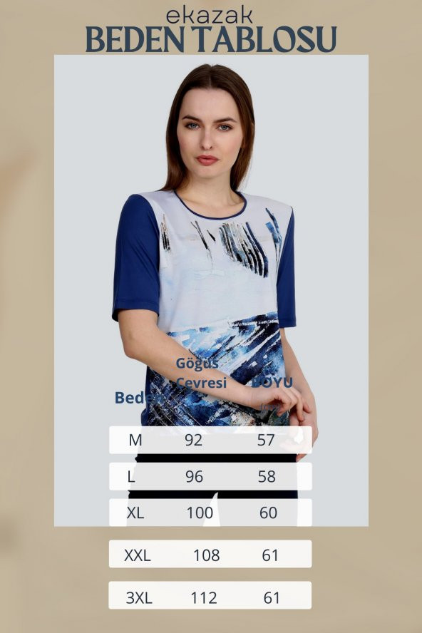 Modern Baskılı T-shirt - 5
