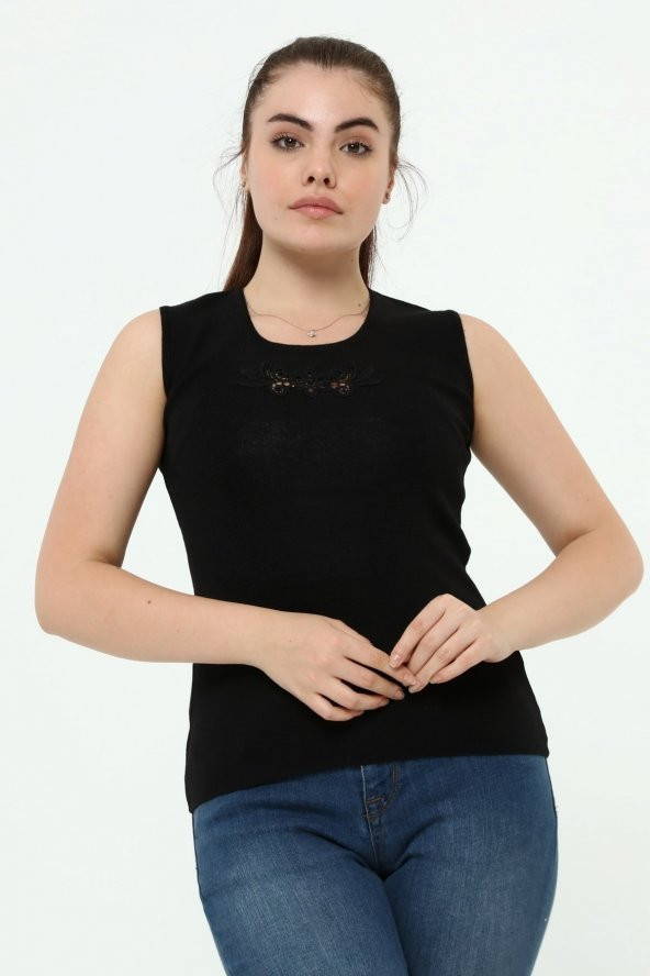 Dantel Detaylı Triko Bluz Hırka Takım - 8
