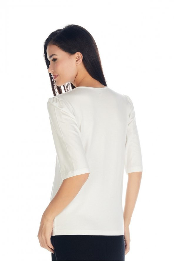 Kadın Hotfix Viskoz-lycra T-shirt - 6