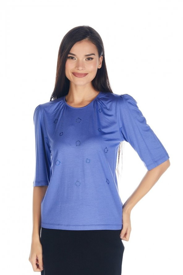 Kadın Hotfix Viskoz-lycra T-shirt - 10