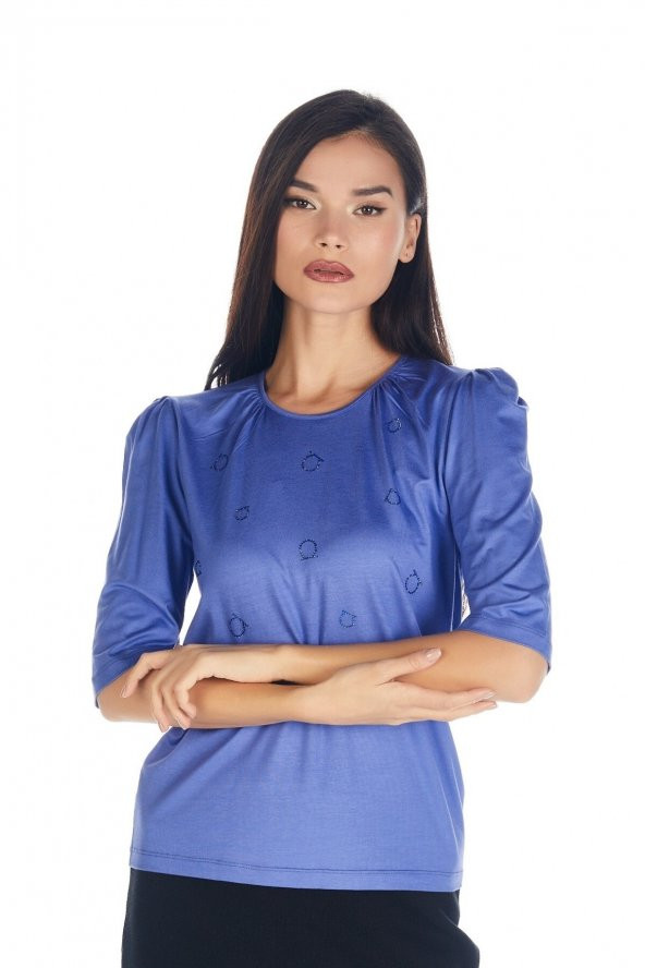 Kadın Hotfix Viskoz-lycra T-shirt - 12