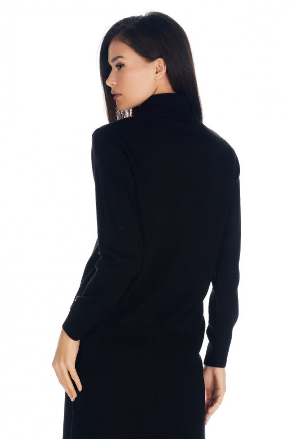 Kadın Balıkçı Triko Kazak - 2