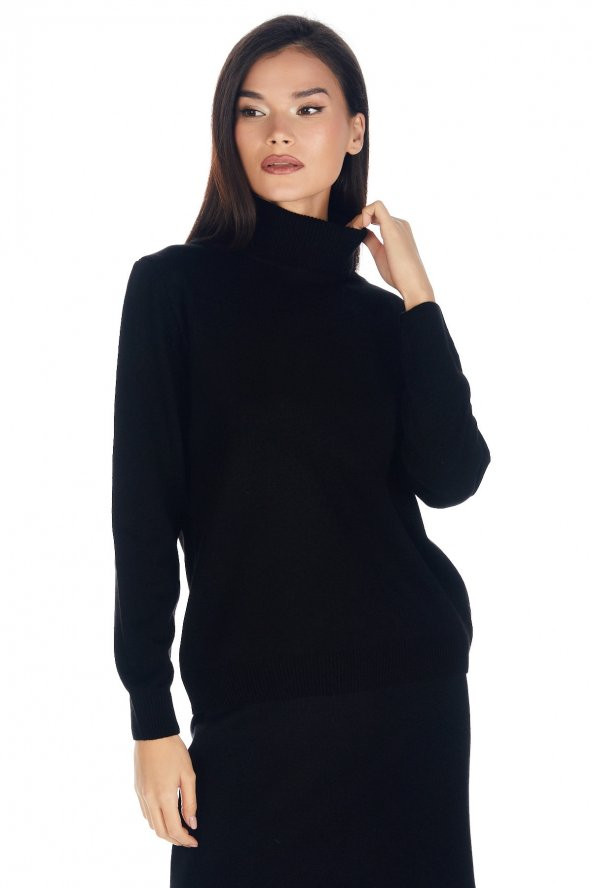 Kadın Balıkçı Triko Kazak - 3