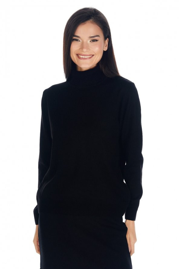 Kadın Balıkçı Triko Kazak - 5