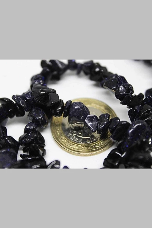 Yıldız Lacivert & Siyah Kırık Doğal Taş Dizisi - 3