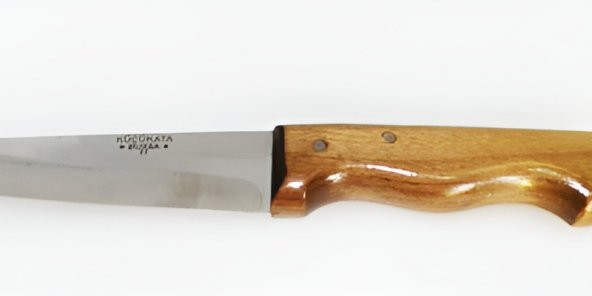Küçükata Bursa Kalın Küt Kasap Bıçağı No1, 13 cm - Ahşap Sap