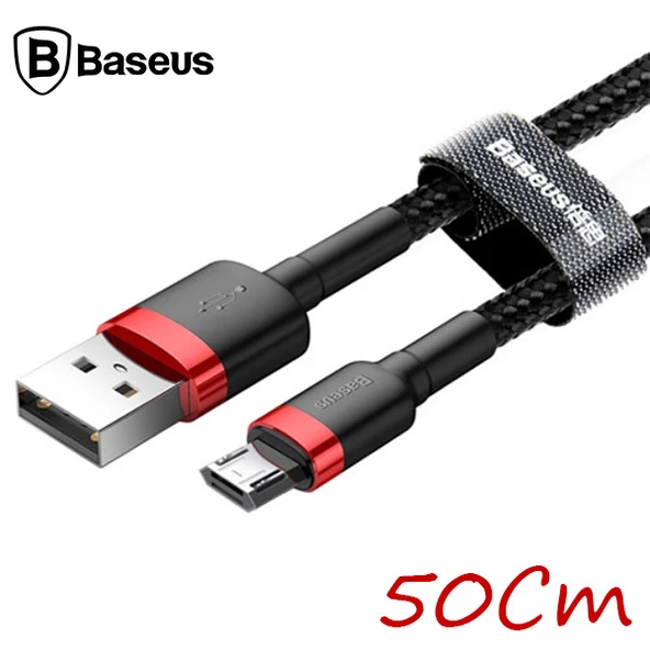 Baseus Cafule Micro Usb 0.50 Kısa 2.4a Hızlı Şarj Halat Usb Kablo