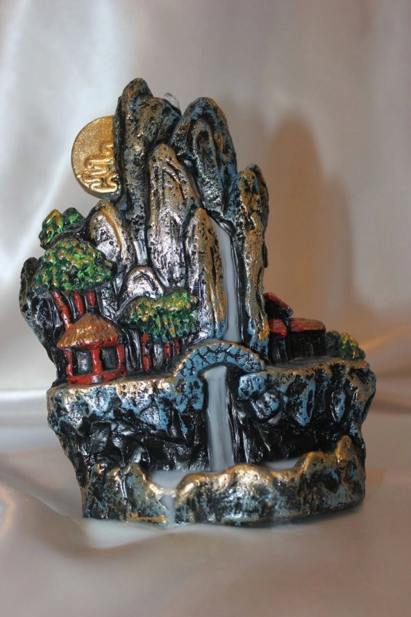 Şelale Geri Akış Tütsülük Ortaboy Mavi - Resim 3