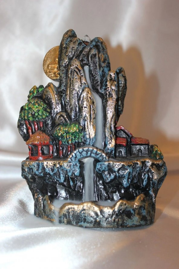 Şelale Geri Akış Tütsülük Ortaboy Mavi - Resim 4