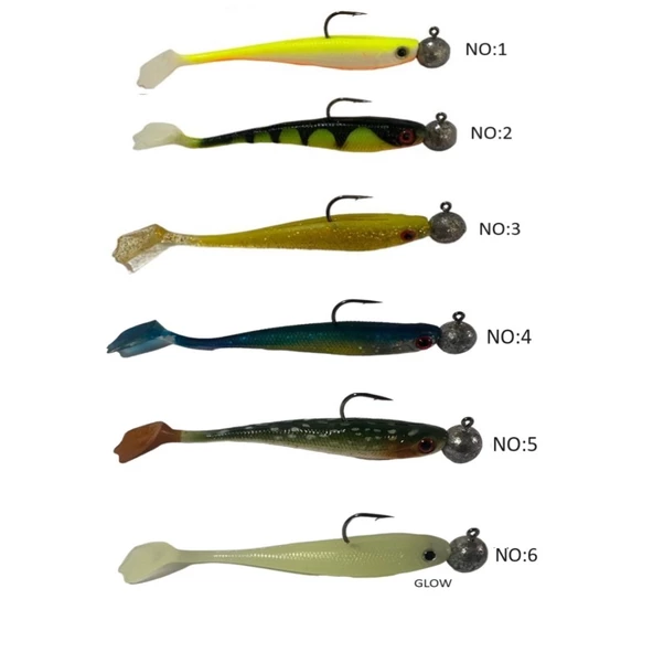 Effe Duck Tail 9.5cm 15gr Hazır Zokalı Silikon Yem (Modifiyeli)